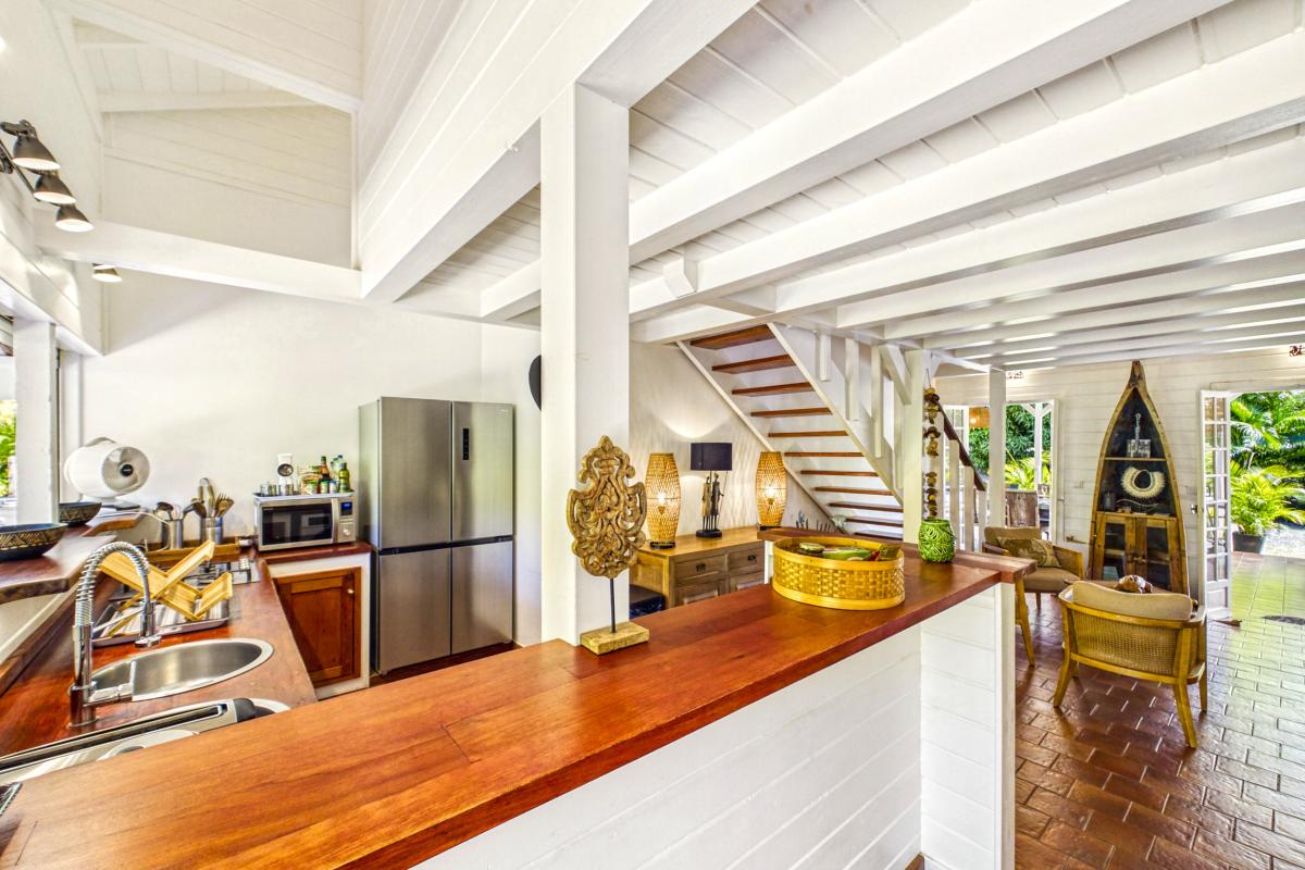 21.Location villa piscine Grande Anse 200m Deshaies Guadeloupe